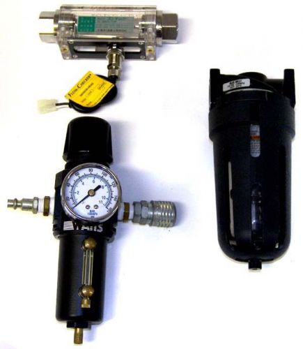 Lot speedaire lubricator flowmeter watts regulator new for sale