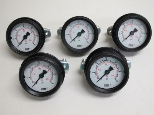 (5) wika, panel mount pressure gauge 2&#034; (50mm), 0-30 psi, 1/8&#034; mpt for sale