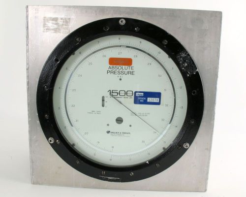 Wallace &amp; tiernan 61a-1a-0035 series 1500 absolute pressure gauge 0-35 psi for sale