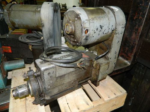 Bellows-locke drilling unit, mod# 5e, 1/2 hp, 230/460v, 3/8&#034; chuck, used for sale