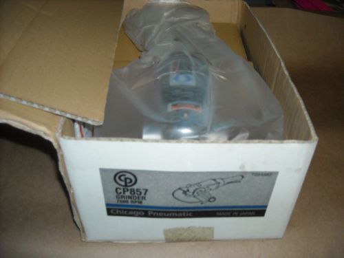 Cp-857, chicago pneumatic,1.25 hp,  7&#034; angle grinder, new old stock, new in box for sale