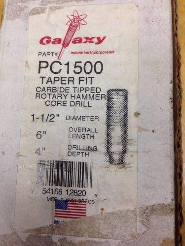 Galaxy 1.5 Carbide Tipped Rotary Hammer Core Drill