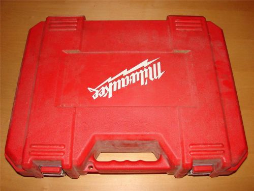 Milwaukee molded tool case only for 0514-24 cordless power hand drill driver for sale