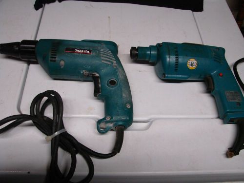 2 ELECTRIC MAKITA DRY WALL SCREWDRIVERS (good stong reliable power)!!!!!!!!!!!!!