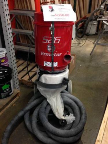 Used ermator s26 hepa heavy duty dust collector vac 4 concrete grinder pro vac for sale