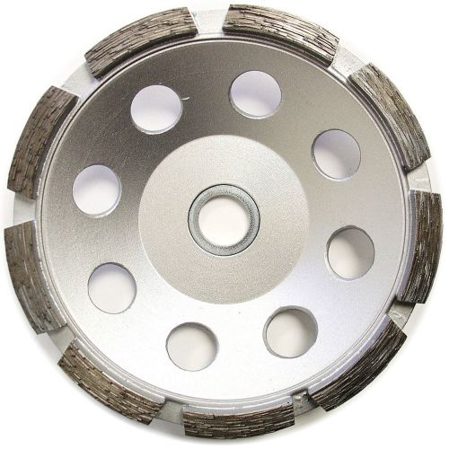 5” PREMIUM Single Row Concrete Diamond Grinding Cup Wheel for Angle Grinder
