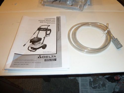 DELTA  PRESSURE   WASHER  INSTRUCTION  MANUAL  WITH  HOSE    NEW