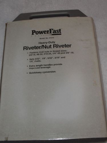 PowerFast Heavy Duty Riveter/Nut Riveter  Model 37015