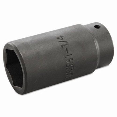 Proto Deep Impact Socket, 1/2&#034; Drive, 1-1/4&#034; Opening, 6-Point (PTO7340H)