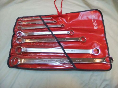 Proto sae standard closed box wrench set for sale