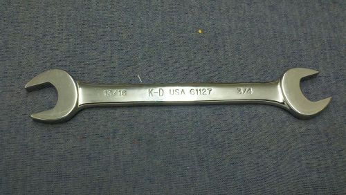 NEW KD 61127 Double Open End Wrench 3/4 X 13/16