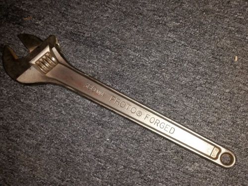 Proto 15&#034; adjustable wrench #715 u.s.a for sale