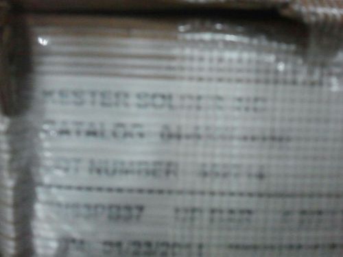 Kester solder bar   price is for one box   wt. 25.61 lb for sale