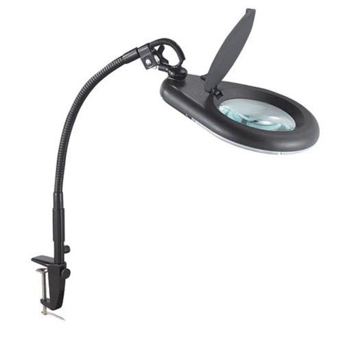 New Eclipse 902-110 Gooseneck Magnifier Lamp Bench Table Clamp