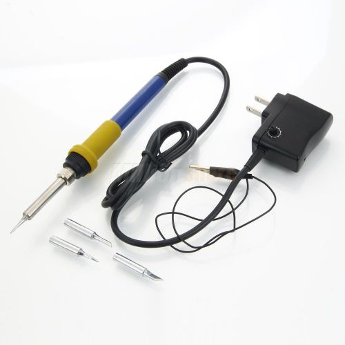 220v bst-102a constant temperature electric soldering solder iron + 3 solder tip for sale