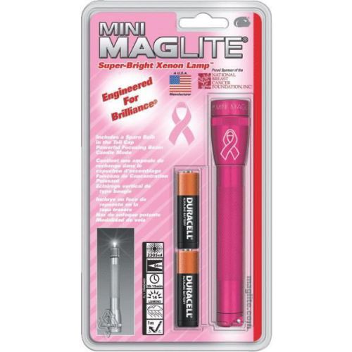National Breast Cancer Foundation Mini Mag Flashlight-NBCF MINI MAG FLASHLIGHT