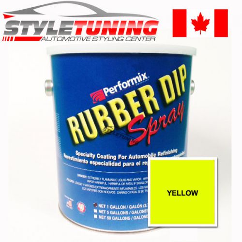 1 gallon of plasti dip rubber spray canada - yellow for sale