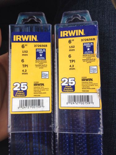 Irwin sawzall blades 50 pack 6&#034; 6tpi wood for sale