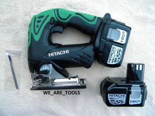 New hitachi hxp cj18dl 18v cordless jig saw, 2 ebm1830 batteries 18 volt jigsaw for sale