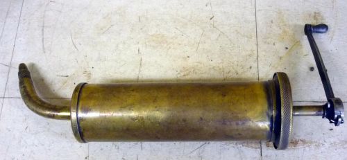 Brass Hit&amp;Miss Steam Engine Greaser S.P. Townsend &amp; Co. Orange N.J. Pat. Jan. 11