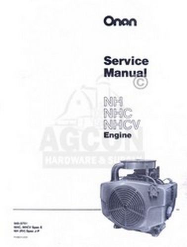 ONAN NH NHC NHCV E J-P  Engine Service Manual 940-0751