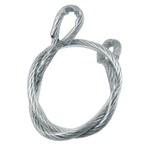 Spliced Double Rings End Wire Rope 10mm Dia 100cm Long