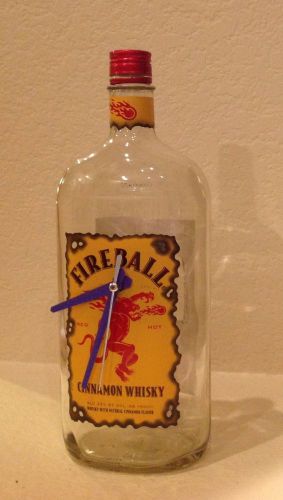 Fireball Clock 1Liter bottle