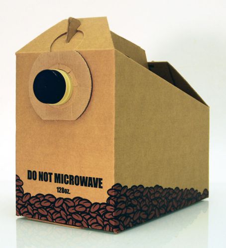 128 oz. Disposable Insulated Coffee Boxes/ 25 pack