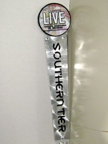 SOUTHERN TIER PALE ALE &#034;LIVE&#034; RARE !!! BRUSHED STEEL TAP HANDLE 14&#034; TALL
