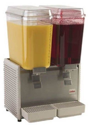 Crathco Double 5 Gallon Bowl Refrigerated Beverage Dispenser D25-4 NSF
