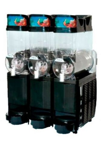 New Black Faby 3 Bowl Frozen Drink Machine