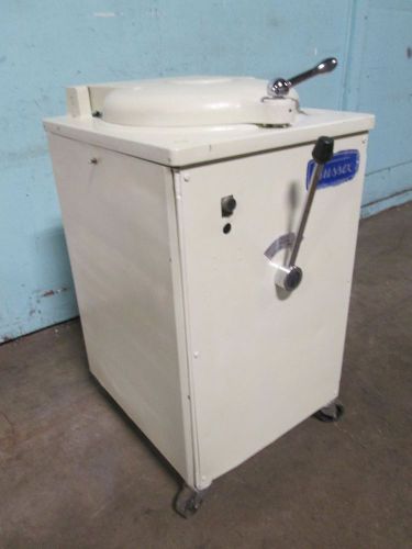 &#034;nussex&#034; heavy duty commercial 3ph, electric, 2hp, 20 parts bakery dough divider for sale