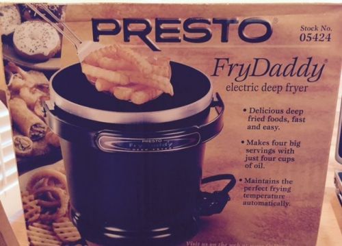 Presto FryDaddy Fry Daddy Electric Deep Fryer~~MODEL # 05424 New in Box!!