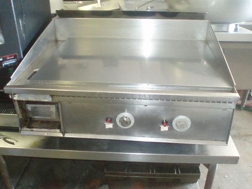 3 FT KEATING MIRACLEAN GAS GRILL GRIDDLE RESTAURANT 24X36&#034; SURFACE BAR FLAT TOP