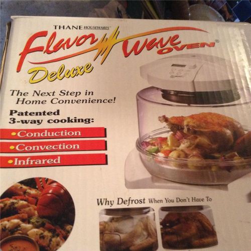 Flavorwave infared convection oven nib never taken out box with extender ring for sale