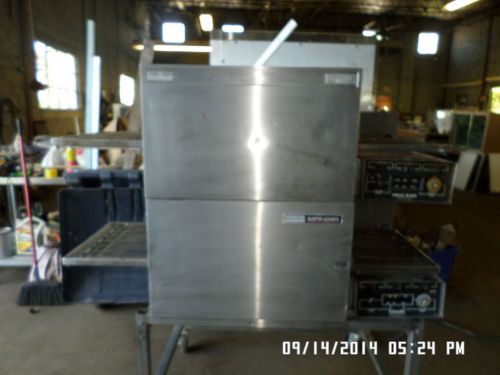 2 lincoln impinger 1132 electric conveyor ovens 208/240v 1ph w/ stand on casters for sale