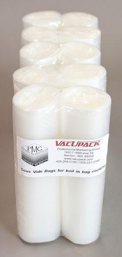 10 ROLLS 8x20 VacUpack BEST SOUS VIDE BAGS  Vacuum Sealer Food Storage Italy