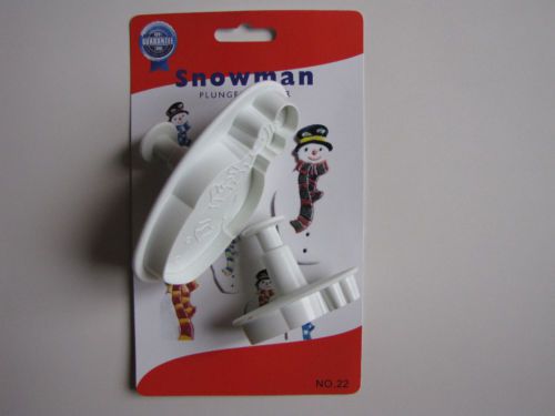 Christmas sale! 2pcs set plunger cutter snowmen for sale