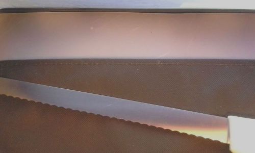 10- Inch Narrow Scalloped Slicing Knife/Sani-Safe by Dexter Russell. #S140N-10SC