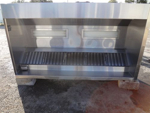 Avtec 8-ft Stainless Steel Commercial Restaurant Exhaust Fume Vent Hood #233