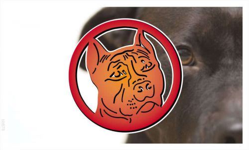 Bb678 pit bull dog banner shop sign for sale
