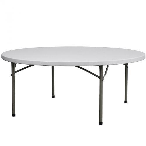 Lot of 10 6ft Round Banquet Catering Folding Tables