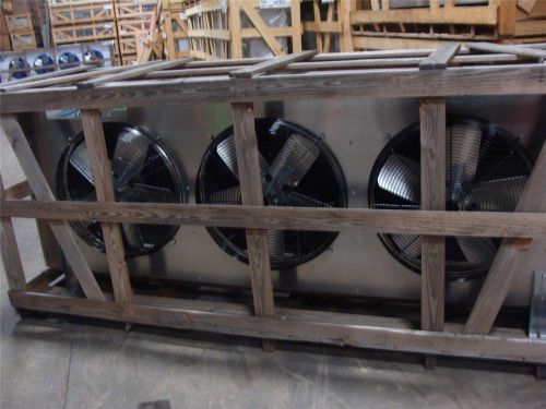 New heatcraft 85,000 btu air defrost 3 fan cooler evaporator 460v 404a for sale