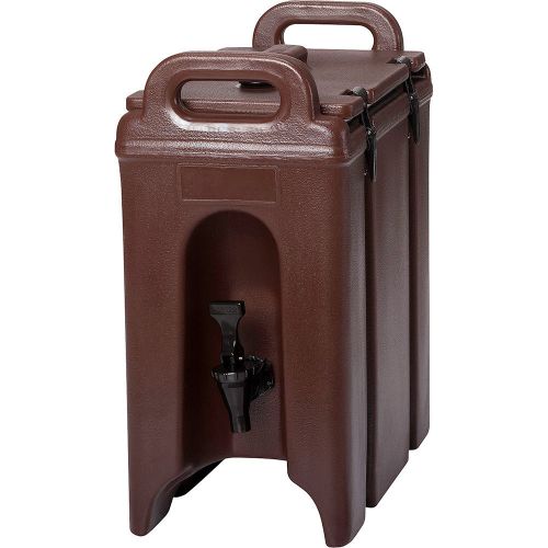 Cambro 2.5 gal. insulated beverage dispenser dark brown 250lcd-131 for sale