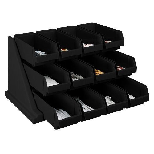 Cambro 12rs12110 versa 3-tier organizer rack / bins - new for sale