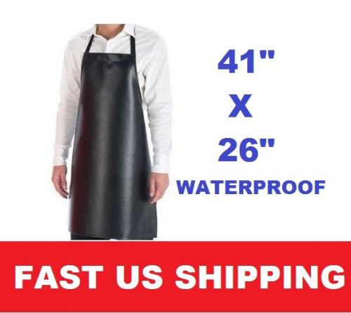 WATERPROOF VINYL APRON BROWN - HEAVY DUTY - Commercial - DOG WASHER - MECHANIC