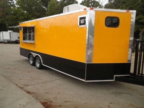 Concession trailer 8.5&#039;x20&#039; yellow - concession vending food event for sale