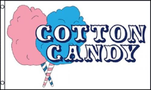 COTTON CANDY Flag Concession Advertising Sign Food Snack Bar Fair Pennant 3x5