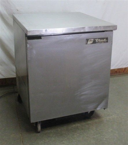 True TCU-27 Undercounter Refrigerator Restaurant Stainless Steel Prep Table a