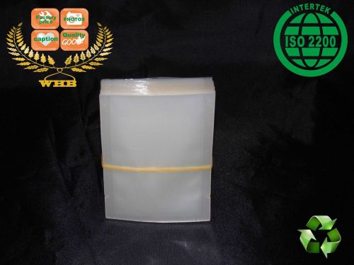 550 WHB 6x8cm 140 mic or 5.5 mil PET+PE clear bags Slide unsealed packing bags